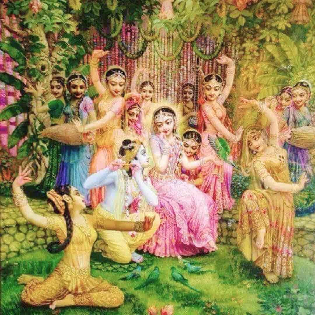 Radha Krishna and Gopis