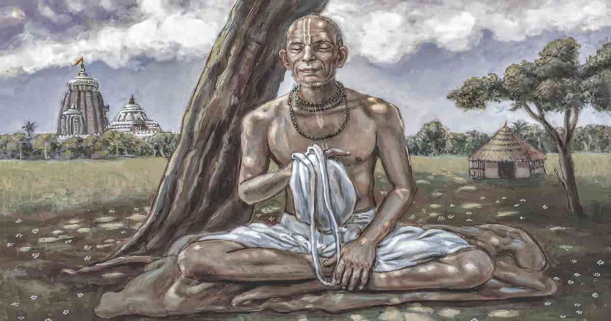 Haridasa Thakura Chanting in Puri